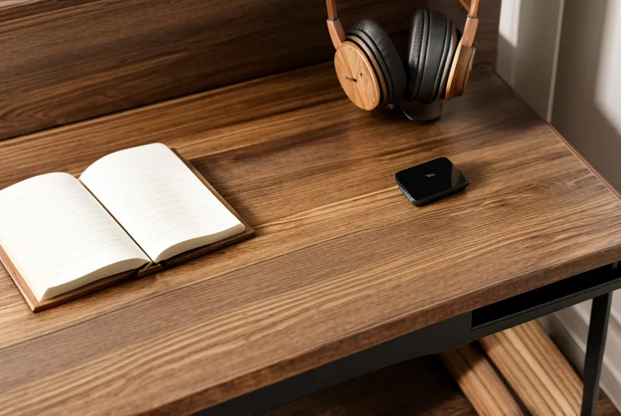 Cuaderno de notas y auriculares junto a un ordenador con un curso de inglés básico para adultos